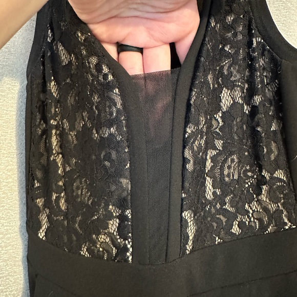 Express Jumpsuit Black/Tan Size 6 - Picture 5 of 9